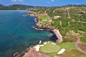 Cabot Saint Lucia (Point Hardy) 16th Back Aerial